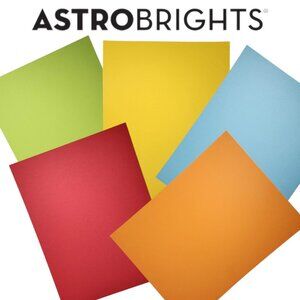 AstroBrights 50 Pages Sheets Yellow Cardstock Paper Invitation Cards Scrapbookin